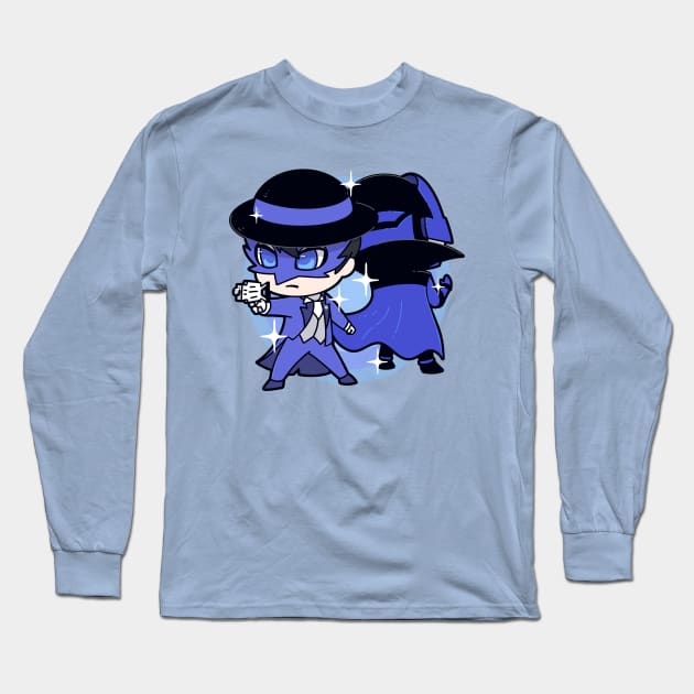 Lupinranger Lupin Blue Long Sleeve T-Shirt by ziodynes098